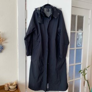 MENS NIKE lightweight long parka jacket size Large